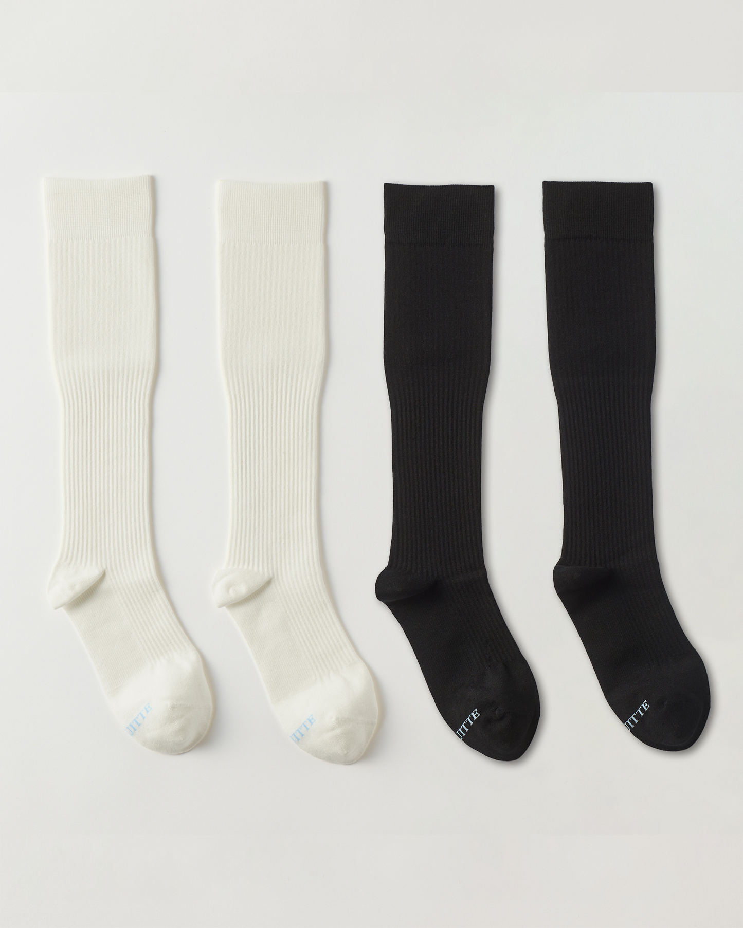 [SET] elitude socks white & black